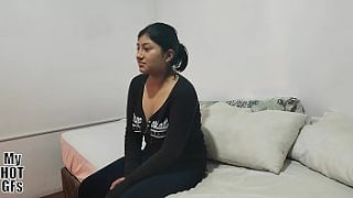 Cute Girl Kiomi Arrives For A Porn Audition.