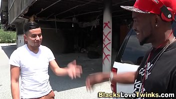 Young Guy Gets Anal From A Big Black Cock