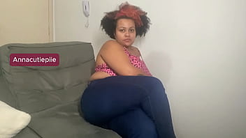 Bbw Lounging On The Couch With Bloating And Gas