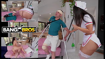 Johnny Love Takes Over His Curvy Latin Nurse Violet Myers While She’s Feeling Sick