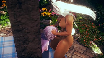 Mina Ashido Gets A Blowjob And Fucked Through A Wall By Usagiyama Futa