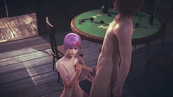 Tanami Handjob And Threesome With Double Penetration In A Tavern – Japanese Asian Manga Anime Game Porn