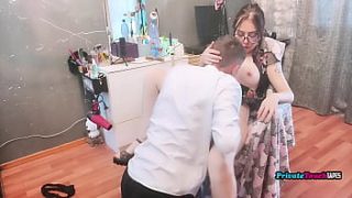 Real Amateur Russian Couple Enjoying Intimate Moments