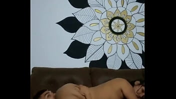 Young Latina Couple Intimate Moment