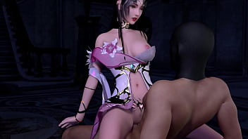 Cheating 3d Asian Cosplayer Gets Off With A Huge Cock