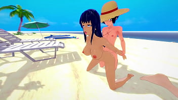 Steamy Foursome With Nami And Robin – One Piece Hentai