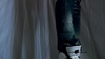 Trampling Fetish Video In Hd720: Jeans And Sneakers Focus