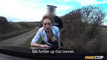 American Milf In Fishnets Gets It On With A Fake British Cop