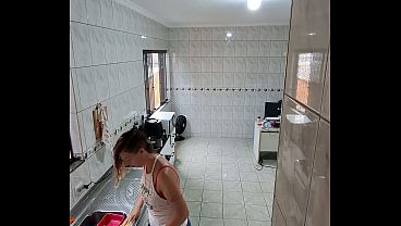 Maid Offers A Special Service For An Additional Tip.