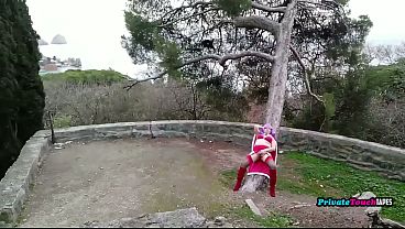 Curvy Russian Cosplayer Enjoys Outdoor Fun And Climax