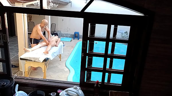 She Went For A Poolside Massage And Got More Than She Bargained For.