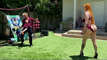 Step Mom And Step Son’s Intimate Poolside Game