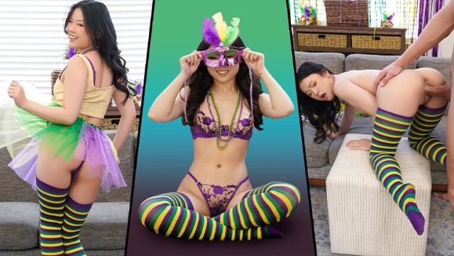 Teamskeet Presents Mas-cock-rade Featuring Lulu Chu, From Exxxtrasmall On February 2, 2023.