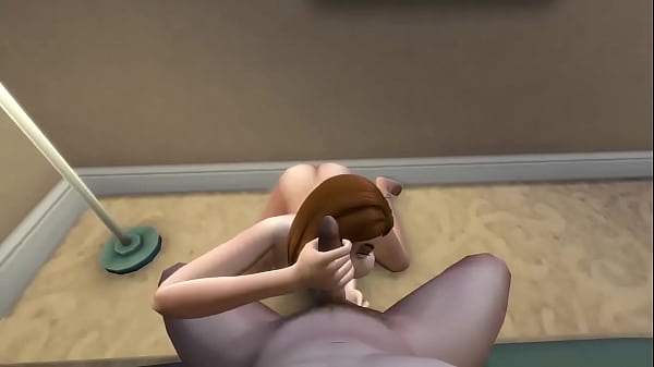Sims 4: A Guy And His Awesome Girlfriend Hanging Out In The Bathroom And Bedroom
