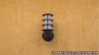 Patricia Sabatine Strokes Her Thick Erection