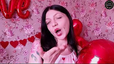 Passionate Valentine’s Day Encounter With A Blue-eyed Brunette