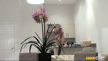 Peeping Officer Seduces A Blonde British Bimbo – Fake Cop