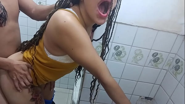 My Stepdad’s Favorite Stepdaughter, I Get So Turned On By His Cock That I Let Him Take Me In The Bathroom.