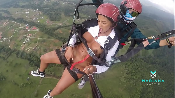 Top Colombian Actress Mariana Martix Paraglides Naked While Pleasuring Herself