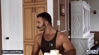 Teddy Torres Helps Workaholic Student Theo Ross Unwind With A Bubble Butt Massage