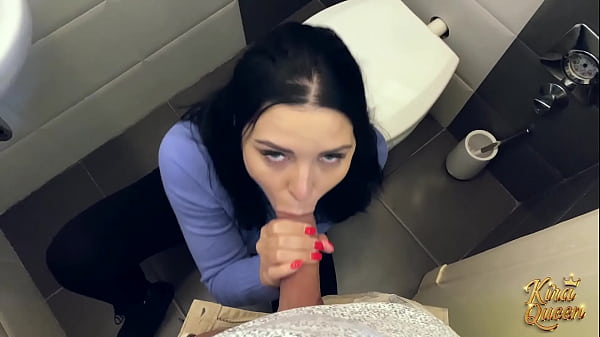 Matt Pounds Kira’s Sopping Wet Pussy After A Sloppy Bathroom Blowjob