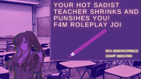 Tiny Toy, Big O: Dominate Teacher’s Foot Fetish Joi