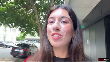 Drenched In Cum And Strutting The Streets: A Public Cumwalk Fantasy