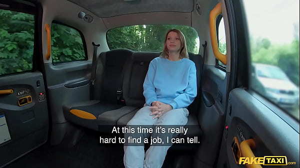 Unemployed Slut Gets Her Tight Pink Pussy Pounded Hard And Fast In A Fake Taxi