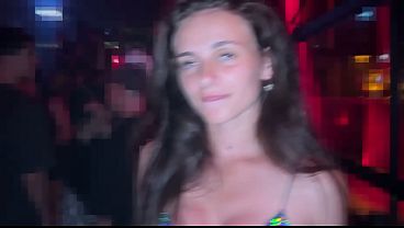Slutty Dancer Flashes Her Bare Pussy To Lure Men Into Bed