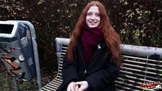 Berlin’s Fiery First-timer: Redhead Teen Alice Goes Bareback In Her Debut Audition