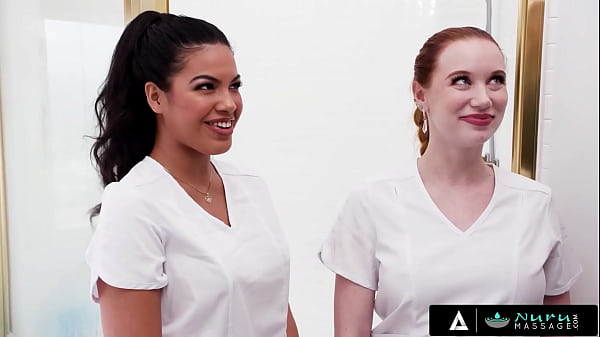 Double Trouble Nuru: Madison Morgan And Maya Farrell Compete To Rub You Down Right