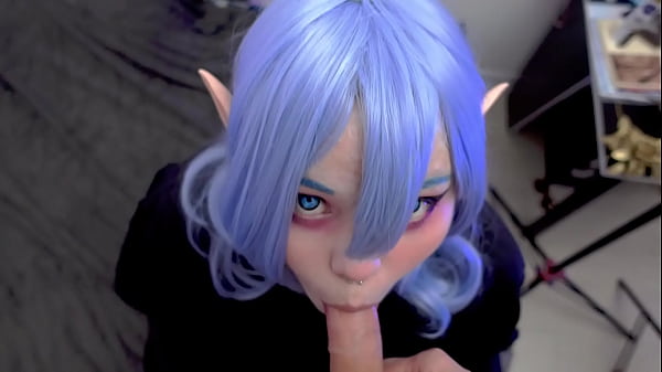 Goth Elf Furiyssh’s Mouth-watering Deep Throat Service