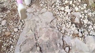 Fuck The Car In The Wild Mountains: A Hardcore Free Ride With The Insane Tattooed Babe Kat Loba