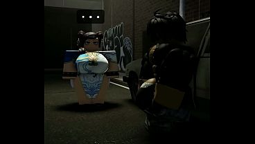 Chun-li Takes On A Bbc Gangbang In Roblox