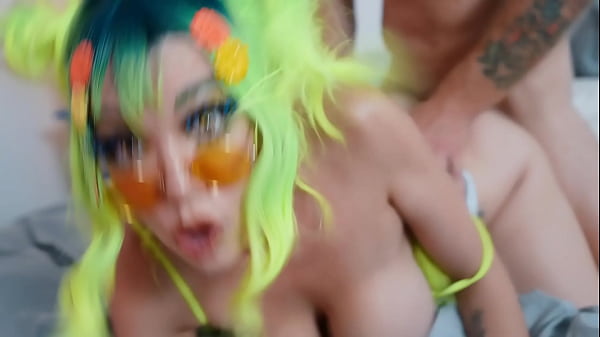 Cosplay Cutie Puck Takes Double Penetration With Deep Throat And Massive Tits