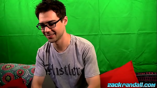 Zack Randall: The Bespectacled Jock Jerks Off And Shoots His Load Alone