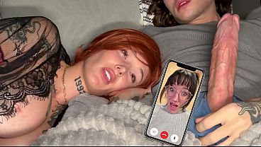Step Mom Video Calls Step Aunt Before Busting Step Son For Beating His Meat