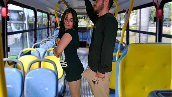 Student Getting Groped On The Bus In Public, Her Body Pressed Tight Against Strangers, Moans Escaping As Hands Roam Everywhere