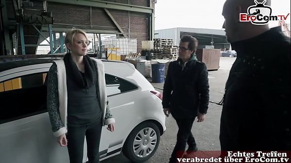 Dumb German Blonde Picked Up Off The Street For Double Vaginal Action
