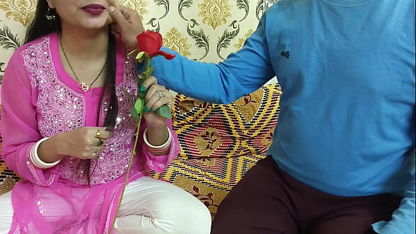 Sultry Indian Couple’s Steamy Valentine’s Week: Rose Day Footjob With Hindi Dirty Talk