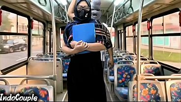 Muslim Wife Alone On The Bus After Uni, Stranger Tears Off Her Hijab And Fucks Her Raw