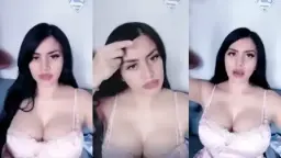 Alondra’s Big Tits Bouncing, Just Wearing A Bra