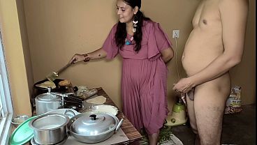 Hot Bitch Gagging On Cock, Screaming Loud In The Kitchen, Pounding So Hard She Can’t Take It