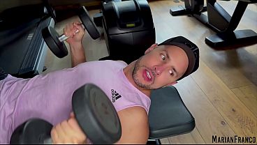 That Ripped Gym God Finally Claimed My Tight Ass In The Locker Room