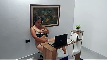 We Fuck Right Here At Work, Bent Over The Desk.