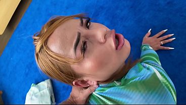 Tiny Little Hot Mom Getting Wrecked With Loud Screaming Orgasms – Up Close Latina Fucking