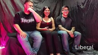 Cuckold Watches His Wife Get Fucked Right In Front Of Him