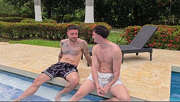 Threesome In The Pool With A Latina Goddess While Her Horny Friend Watches Us Double-stuff Her Wet Holes – Mariana Martix