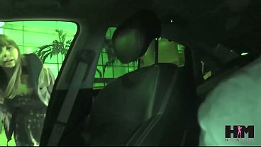 Shae Celestine Spreads Her Hairy Pussy Wide In The Car, Rubbing Herself Raw And Dripping Wet!