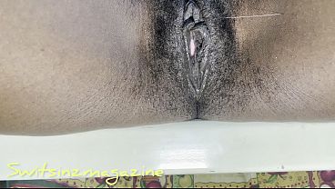 Wet, Dripping Pussy Toys Getting Played With And Stretched Out